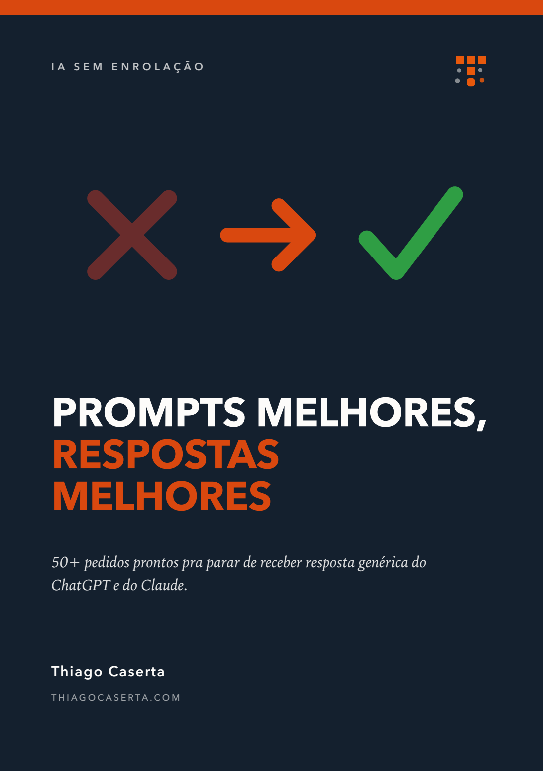 Capa do PDF Prompts Melhores, Respostas Melhores